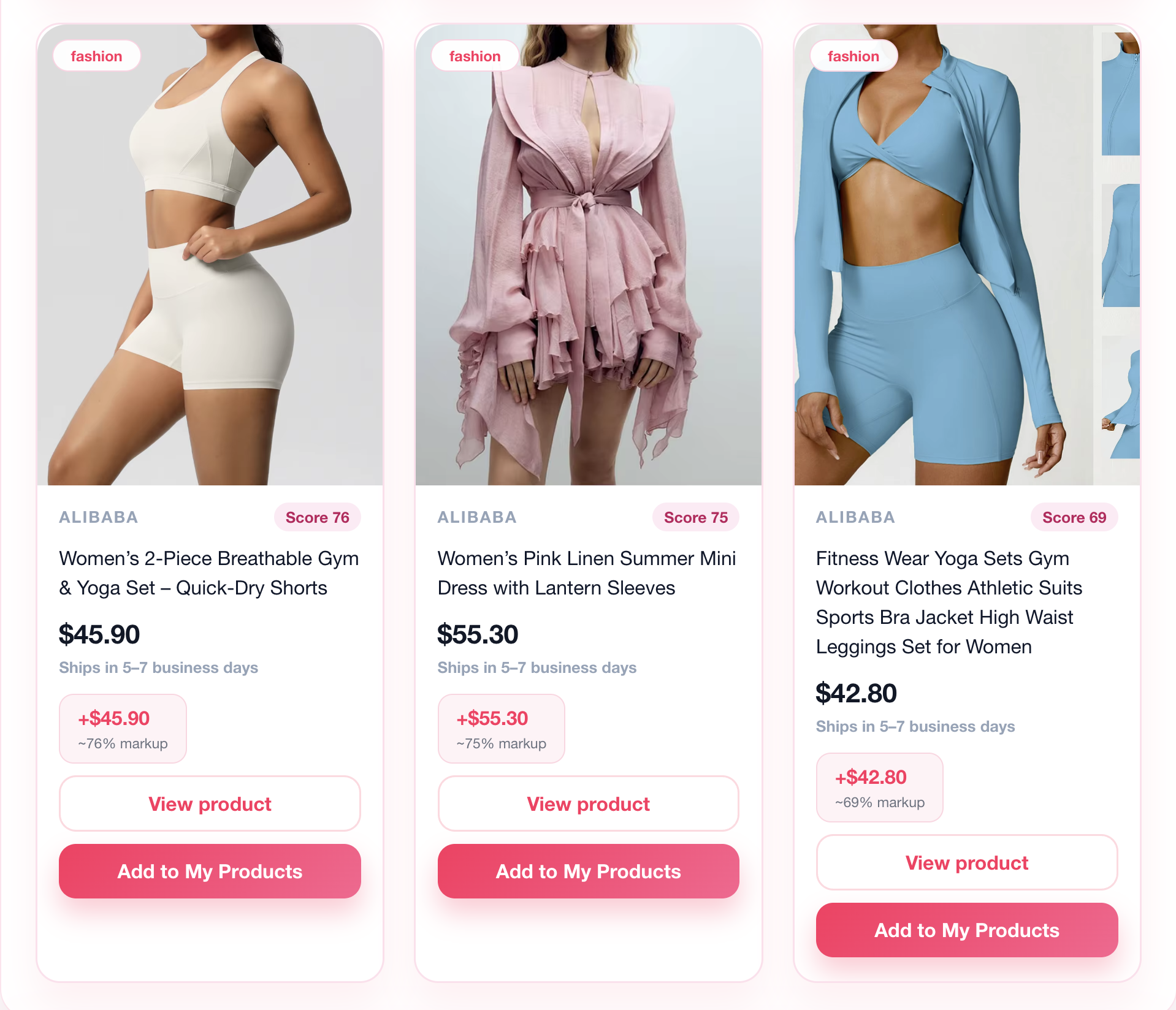 Fast fulfillment visual